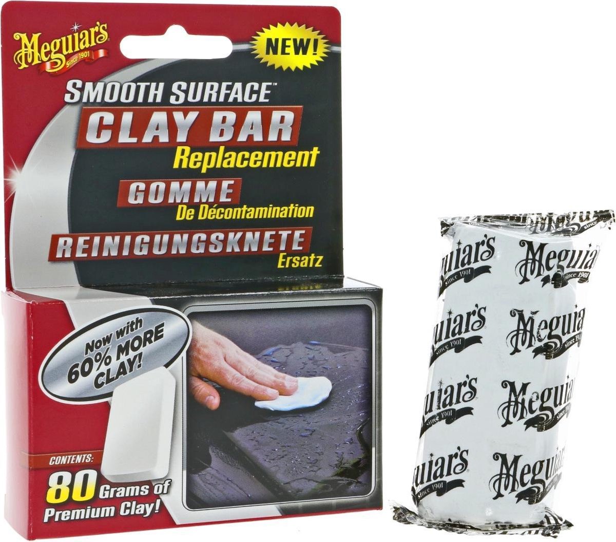 Gomme quick clay 80gr G1001 Meguiar's