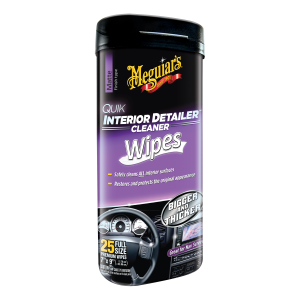 Boite 30 lingettes nettoyantes intérieur brillance eclair G13600 Meguiar's