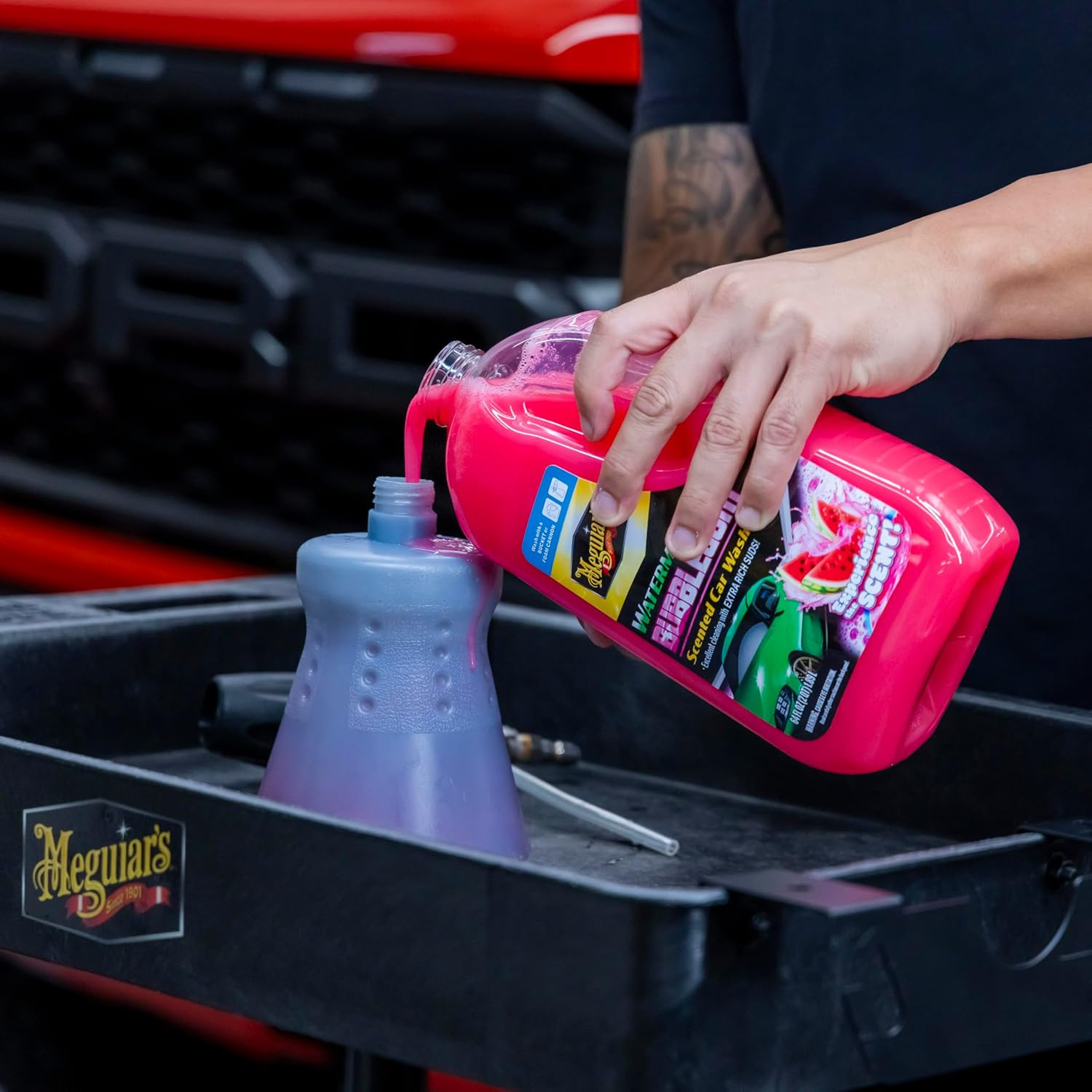 Shampoing bubblegum senteur pastèque 1,89l – Image 3
