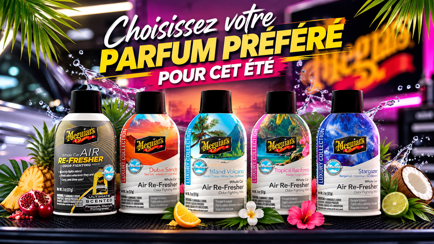 Désodorisants Meguiars